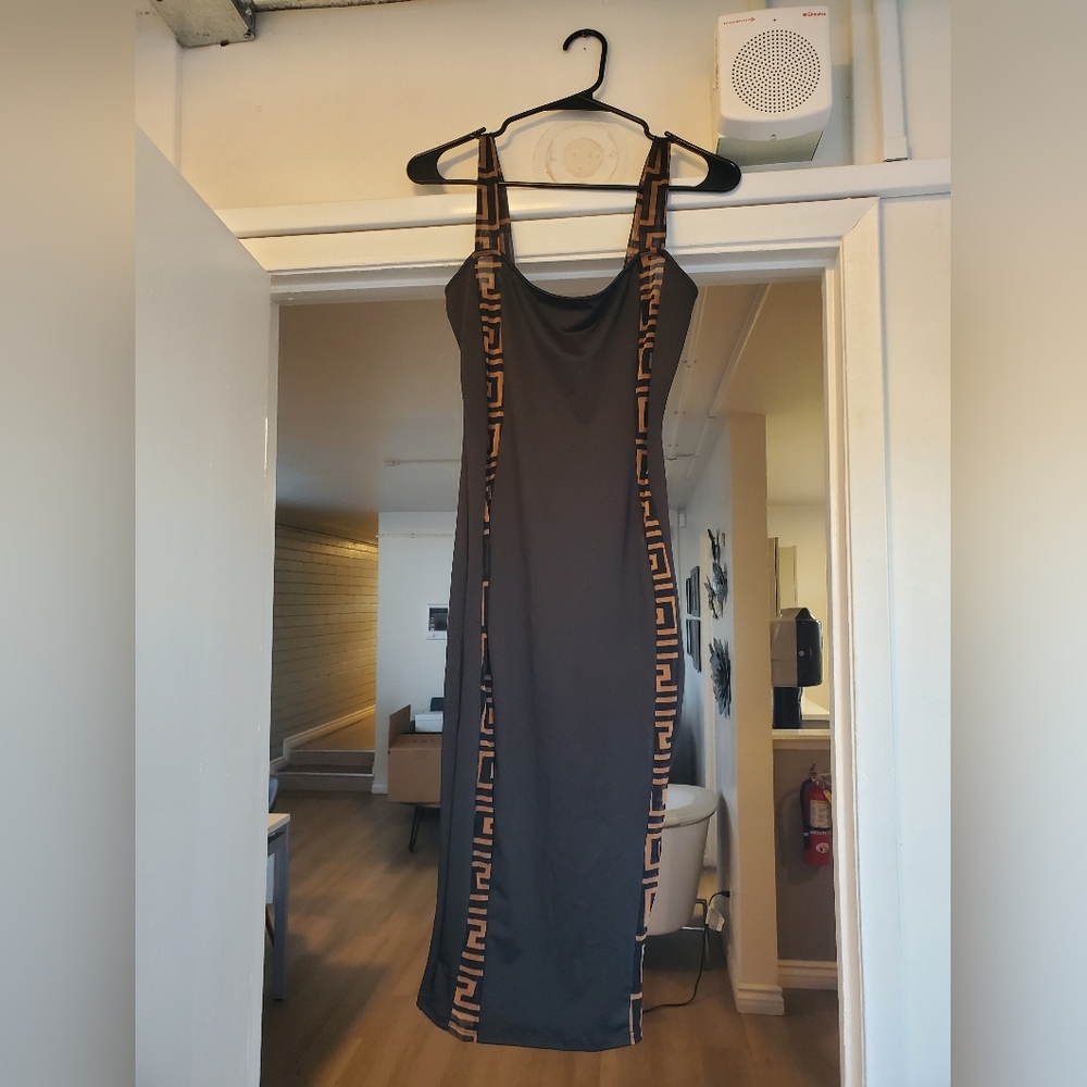 Fashion Nova Black Dress Medium NWT